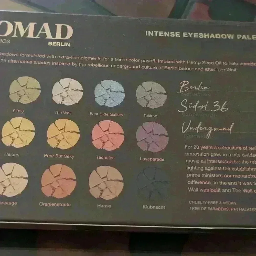 Nomad Berlin Underground Palette